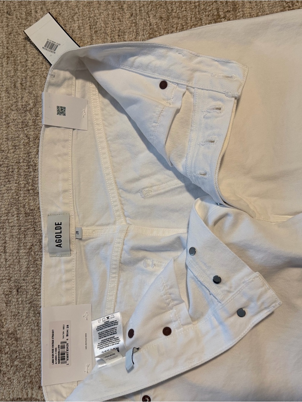 Agolde Lana vintage Straight Leg Jeans - Picture 7 of 8